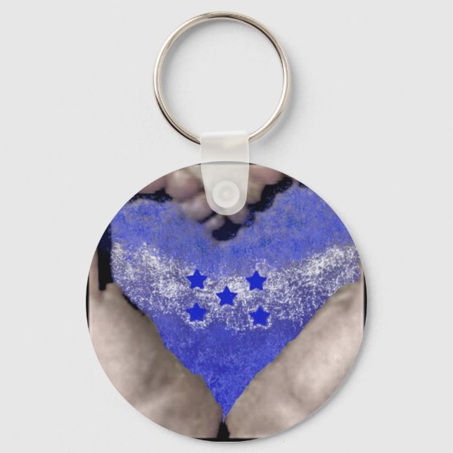 Llavero Manos con bandera de agua (Anverso)