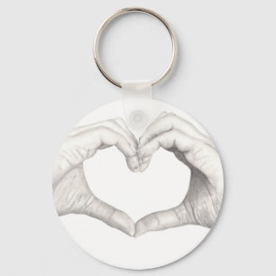 Llavero Manos en forma de corazón