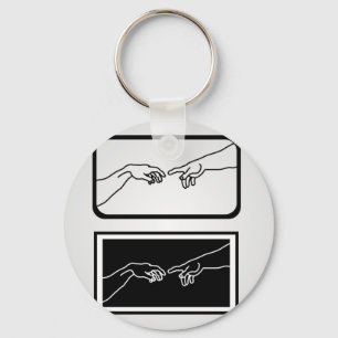 Llavero Manos que muestran la creación de Adán