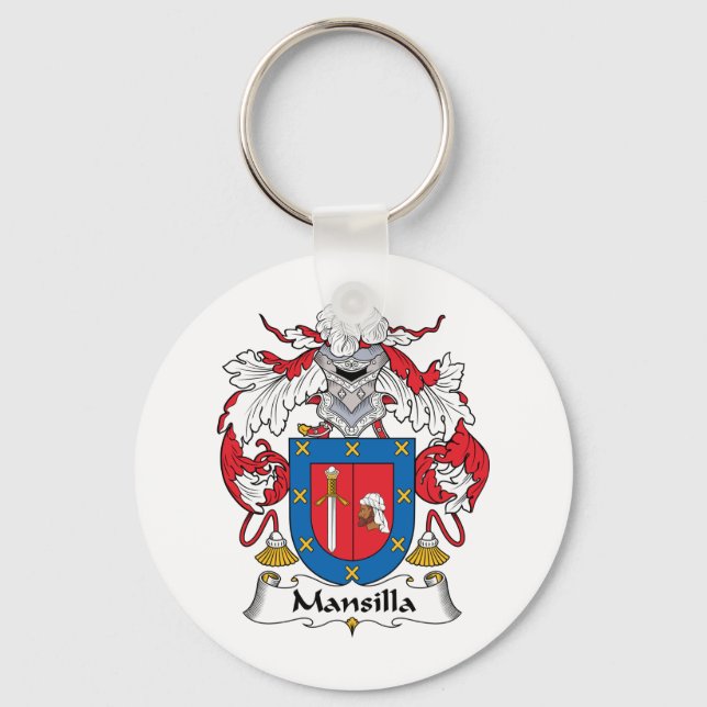 Llavero Mansilla Family Crest (Anverso)