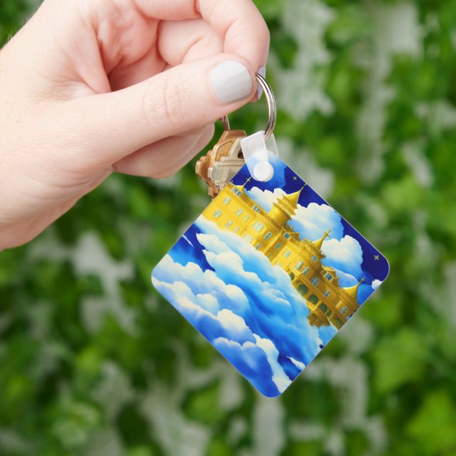 Llavero Mansión del Reino Keychain cristiano (Mano)