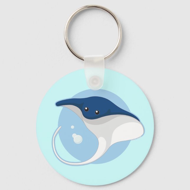 Llavero Manta Ray (Anverso)
