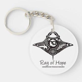 Llavero Manta Ray de Esperanza MMF Arílico Keychain