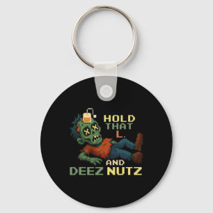 Llavero Mantén Esa L Y Deez Nutz Zombie Gamer Pixel Npc T