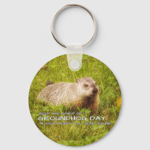 Llavero Mantén la cadena de claves Spirit of Groundhog Da