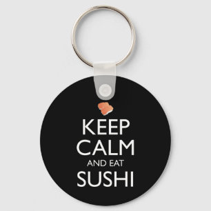 Llavero Mantén la Calma y Come Sushi