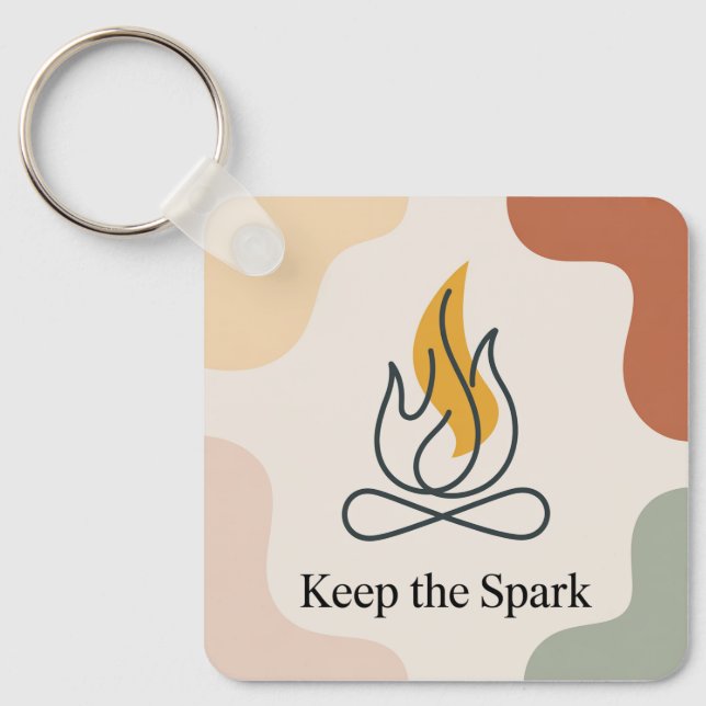 Llavero Mantén La Chispa (Anverso)