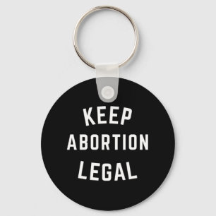 Llavero Mantener el aborto como cartas blancas de bloqueo 