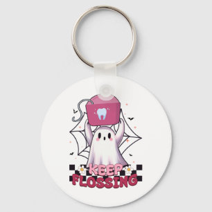 Llavero Mantener Halloween de Higiene Dental Ghost Groovy