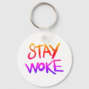 Llavero Mantener la cadena de claves WOKE