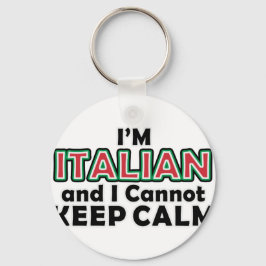 Llavero Mantener la calma de los italianos
