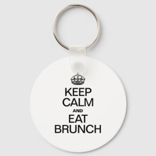 LLAVERO MANTENER LA CALMA Y COMER BRUNCH