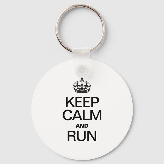 LLAVERO MANTENER LA CALMA Y EJECUTAR (Anverso)