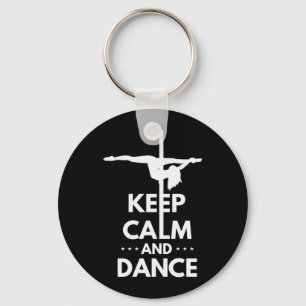 Llavero Mantener La Calma Y El Baile