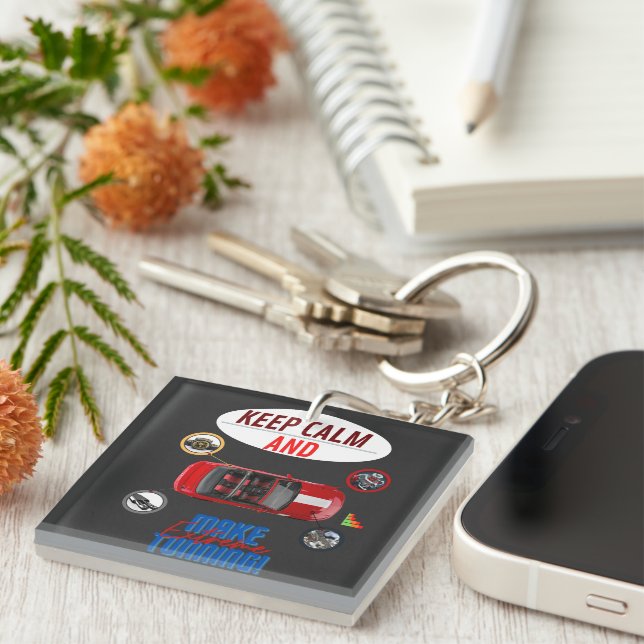 LLAVERO MANTENER LA CALMA Y HACER EL TUNNING EXTREMO (Frente Derecha)