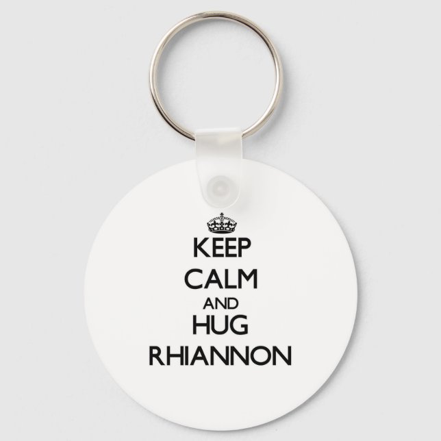 Llavero Mantener la calma y HUG Rhiannon (Anverso)