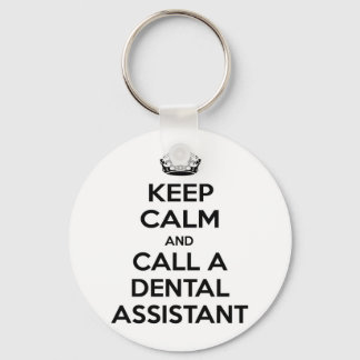 Llavero Mantener la calma y llamar a un asistente dental