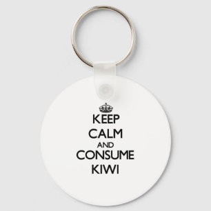 Llavero Mantenga tranquilo y consuma el kiwi
