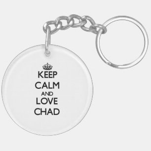 Llavero Mantengan la calma y amen a Chad