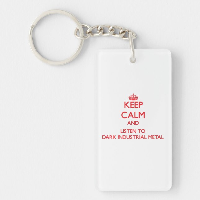 Llavero Mantengan la calma y escuchen a la OSCURA INDUSTRI (Frente)