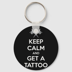 Llavero Mantengan la calma y tatuarse