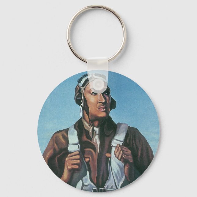 Llavero Mantennos Volando ~ Tuskeege Airman (Anverso)