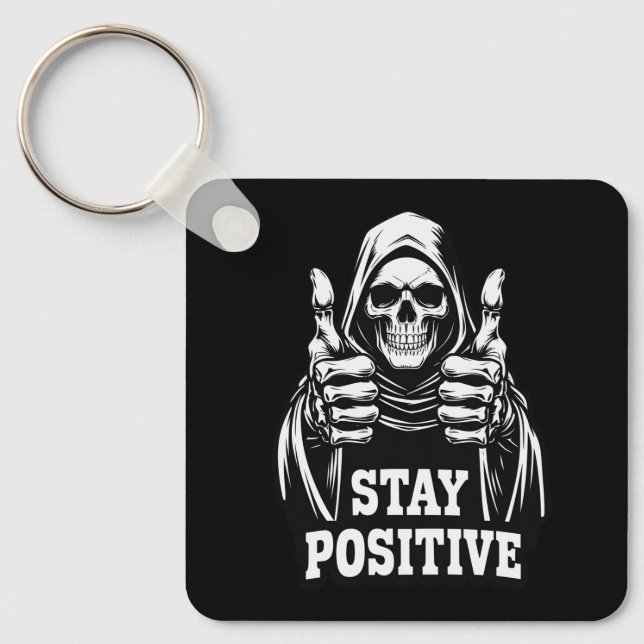 Llavero Mantente Positivo (Anverso)