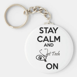Llavero ¡Mantente tranquilo y sigue con la tecnología!