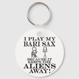 Llavero Mantiene a los extranjeros alejados de Bari Sax