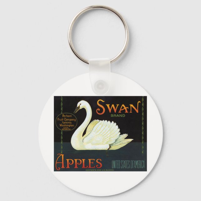 Llavero Manzanas de marca de Swan (Anverso)