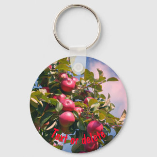 Llavero Manzanas en la naturaleza del árbol personalizadas