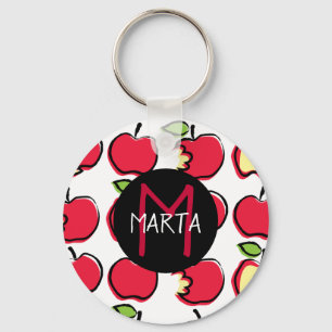 Llavero Manzanas - Tutti Frutti - ¡Con tu nombre!