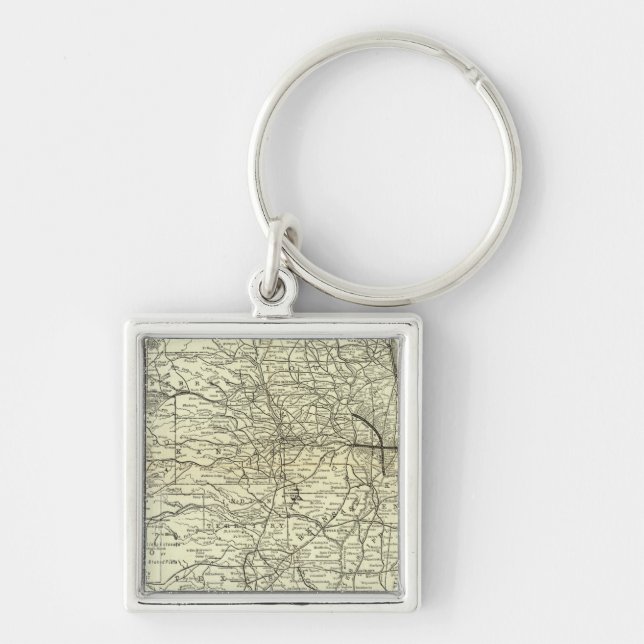 Llavero Map Ohio y Mississippi Railway (Frente)