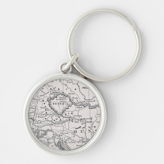 LLAVERO MAPA: ALEMANIA Y AUSTRIA (Frente)