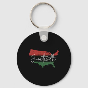 Llavero Mapa americano con bandera panafricana para el 19