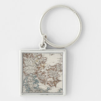Llavero Mapa Atlas de Dinamarca con 5 mapas de entrada