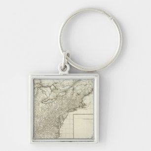 Llavero Mapa compuesto de Canadá