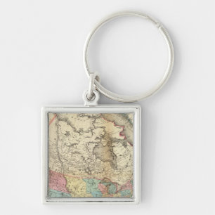 Llavero Mapa de América del Norte 3