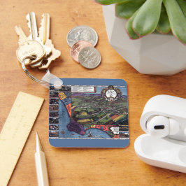 Llavero Mapa de Antigüedades, Ciudad Aérea de Los Angeles