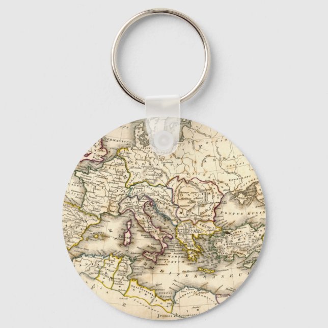 Llavero Mapa de Antigüedades de Roma (Anverso)
