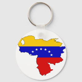 Llavero Mapa de bandera de Venezuela