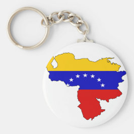 Llavero Mapa de bandera de Venezuela
