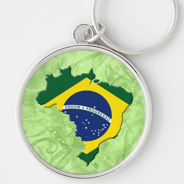 Llavero Mapa de Brasil (Frente)