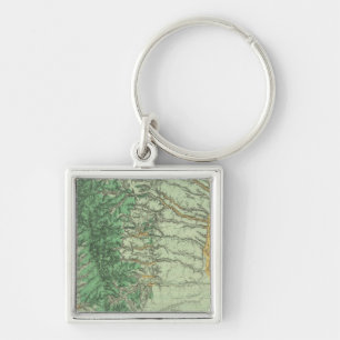 Llavero Mapa de Clasificación de Tierras del Suroeste de 