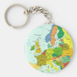 Llavero Mapa de Europa