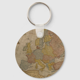 Llavero Mapa de Europa el   1700