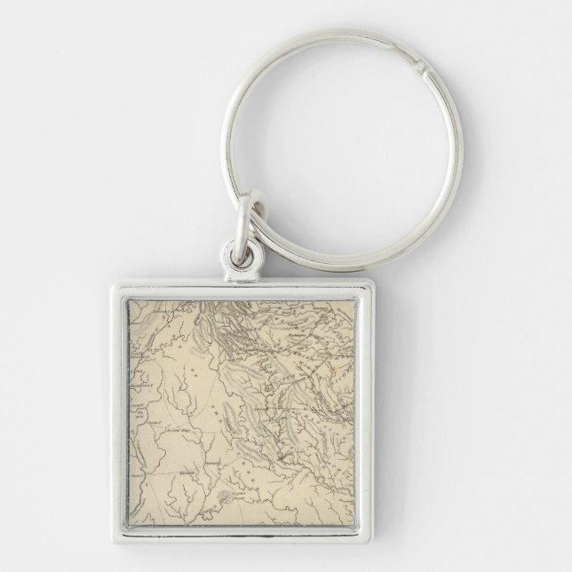 Llavero Mapa de Georgia por Arrowsmith (Frente)