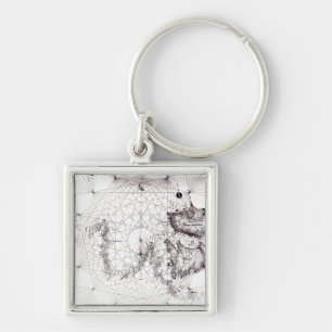 Llavero Mapa de Gran Bretaña, de Francia y de España, 14