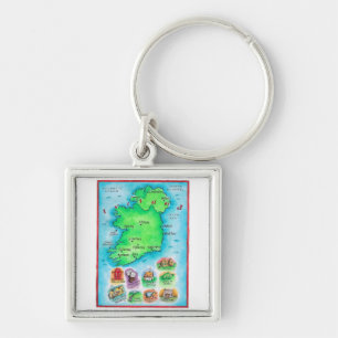 Llavero Mapa de Irlanda