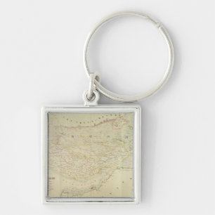 Llavero Mapa de Kutch y de Runn, la India, 1854